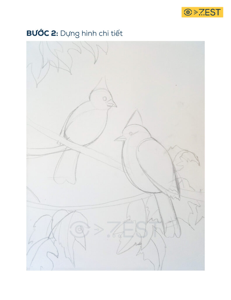 Người yêu tranh vẽ và các loài chim chắc chắn sẽ không muốn bỏ qua một bức tranh tuyệt vời về chủ đề chim được vẽ bằng màu Acrylic. Bức tranh này với nhiều chi tiết tinh tế, tuyệt đẹp sẽ khiến bạn cảm thấy phấn chấn và thỏa mãn!