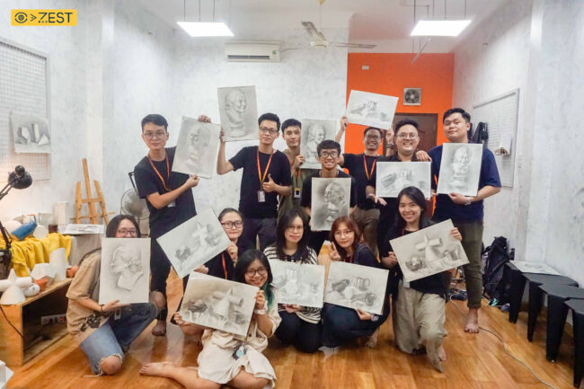 Đào tạo mỹ thuật chuyên sâu cho giảng viên Zest Art